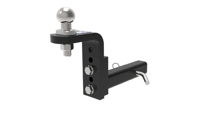 Adjustable Towball Mount Kit - 100mm Drop, 69mm Rise - Reversible - 2500kg Rating