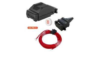 Trailer Brake Controller KIT - Echo Mobile 12V / Pin 11 inc Wire & Socket