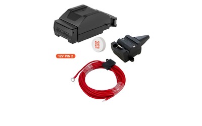 Trailer Brake Controller KIT - Echo Mobile 12V / Pin 2 inc Wire & Socket