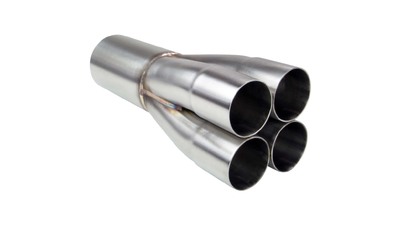 Merge Collector (4 into 1) - 4 x 1 7/8" to 3" Outlet 304 STAINLESS