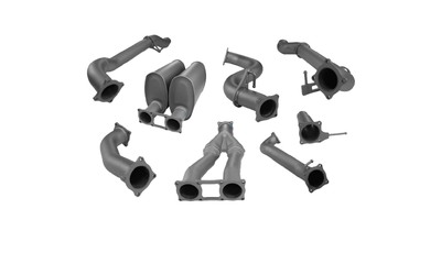 4" to Twin 3" Cat Back Exhaust - Chevrolet Silverado 1500 6.2L (3/2020 on)