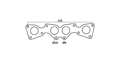 MANIFOLD GASKET - Mazda Bravo UN 2.6L G6 (1999-2006)