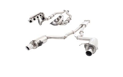 Extractors & Twin 3" VAREX Exhaust - Mustang GT S550 FM Fastback 5.0L (2014-7/17)