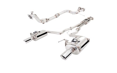 3" to Twin 2.5" Turbo Back VAREX Exhaust - Ford Mustang 2.3L Turbo (8/2014-7/17)