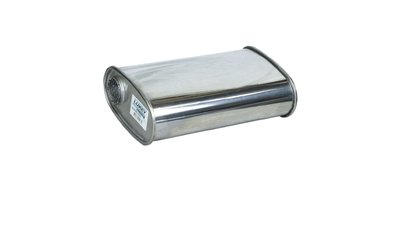 Universal Muffler 2" Offset/Offset - 8" x 4" x 14" Long OVAL - Triflow