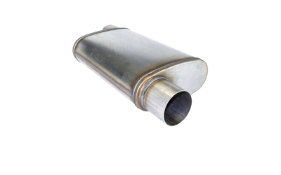 Universal Muffler 2" Offset/Offset - 9" x 4" x 14" Long OVAL - Megaflow