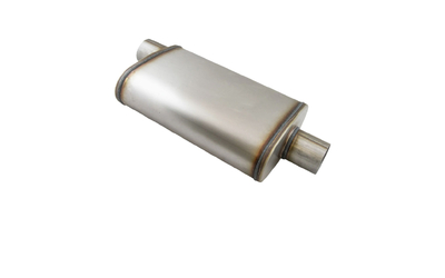 Universal Muffler 2" Offset/Centre - 9" x 4" x 16" Long OVAL - Megaflow