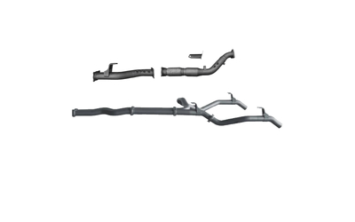 Twin 3" Turbo Back Exhaust - Landcruiser 79 Series VDJ79R 4.5L Ute (11/2016 on)